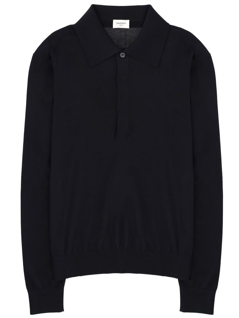 polo shirt cotton-silk blue by Selfnex