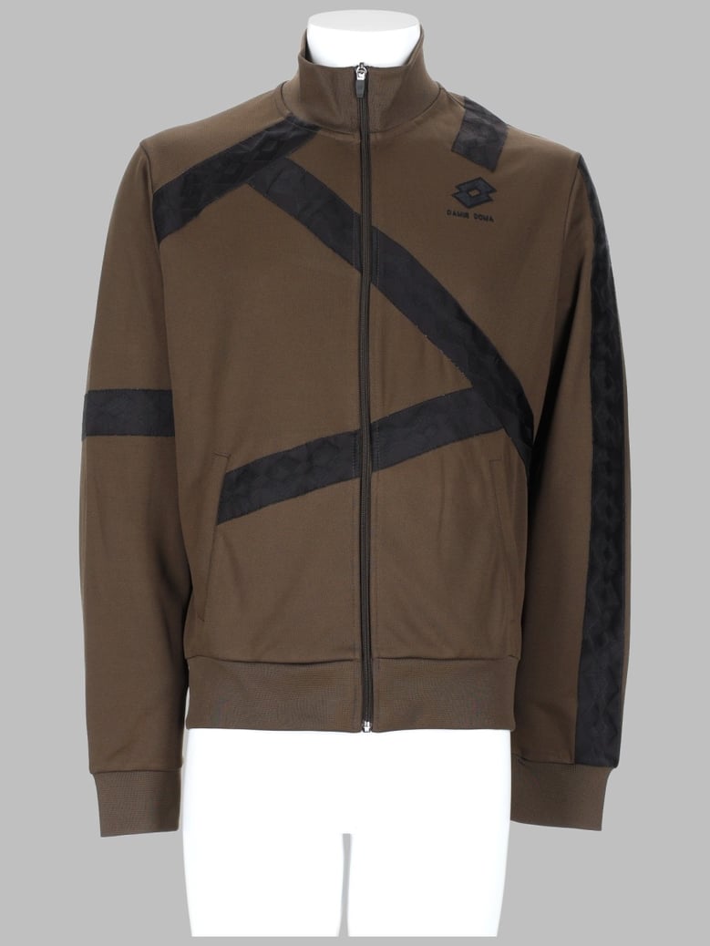 zip-up sweatshirt brown by Selfnex