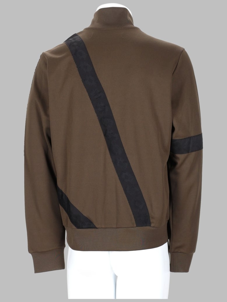 zip-up sweatshirt brown by Selfnex