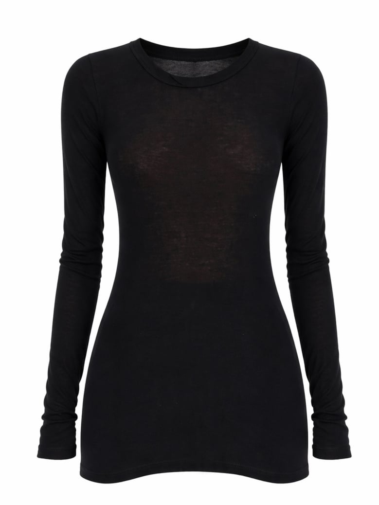 long-sleeved t-shirt in black by Selfnex