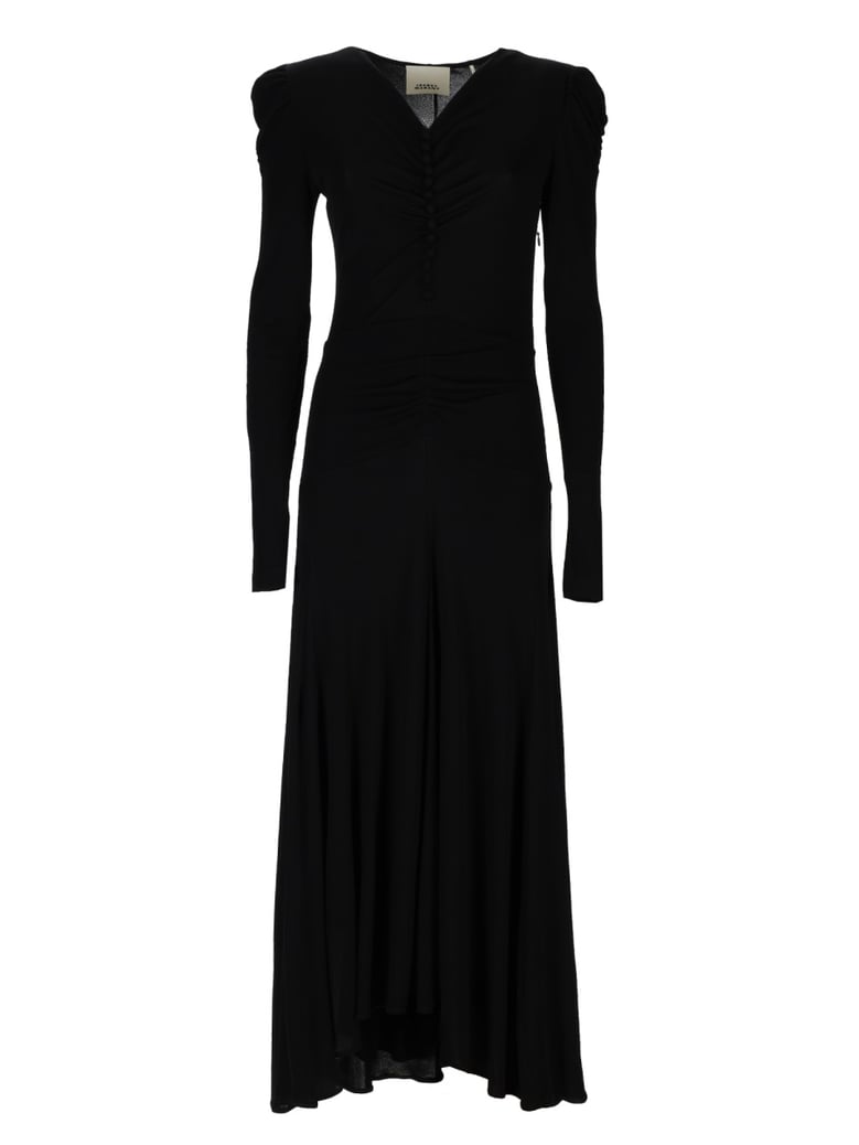 black long dress by Selfnex