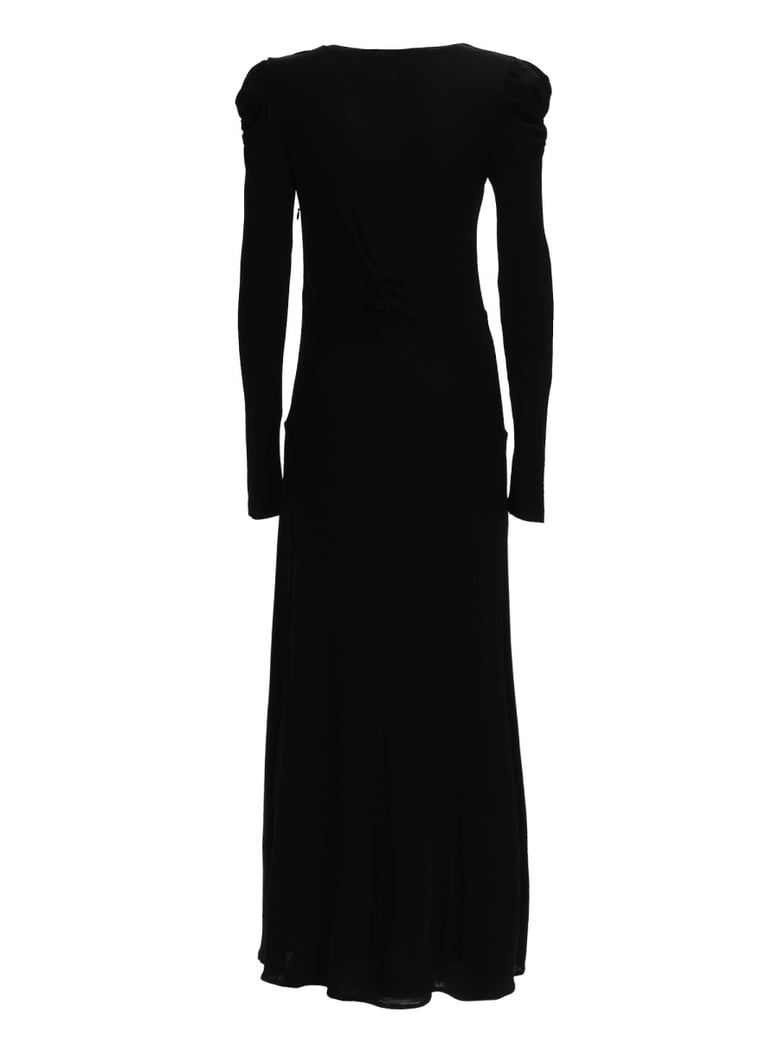 black long dress by Selfnex