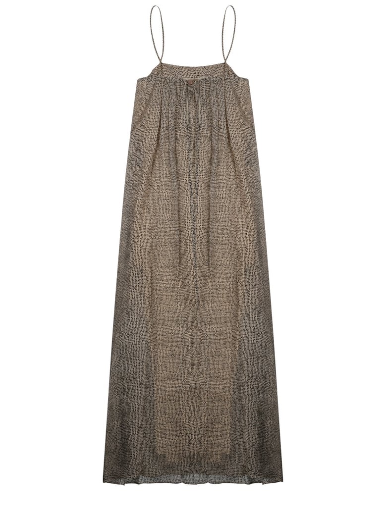 dress polka-dot brown by Selfnex