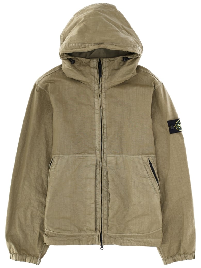 hooded jacket military green by Selfnex