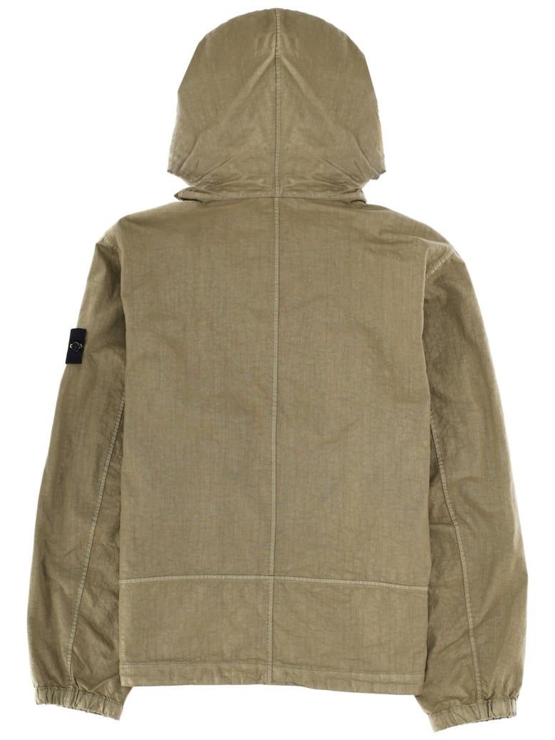 hooded jacket military green by Selfnex