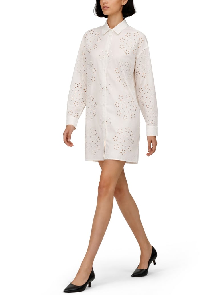 long shirt white by Selfnex