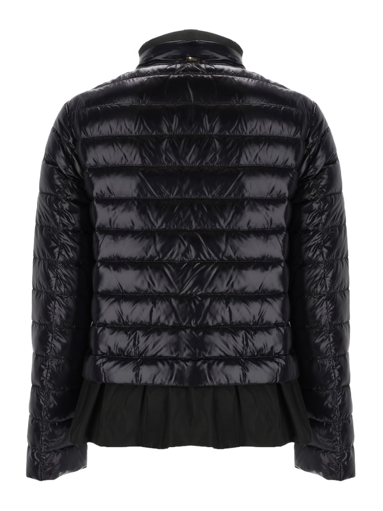 down jacket with ruffles by Selfnex