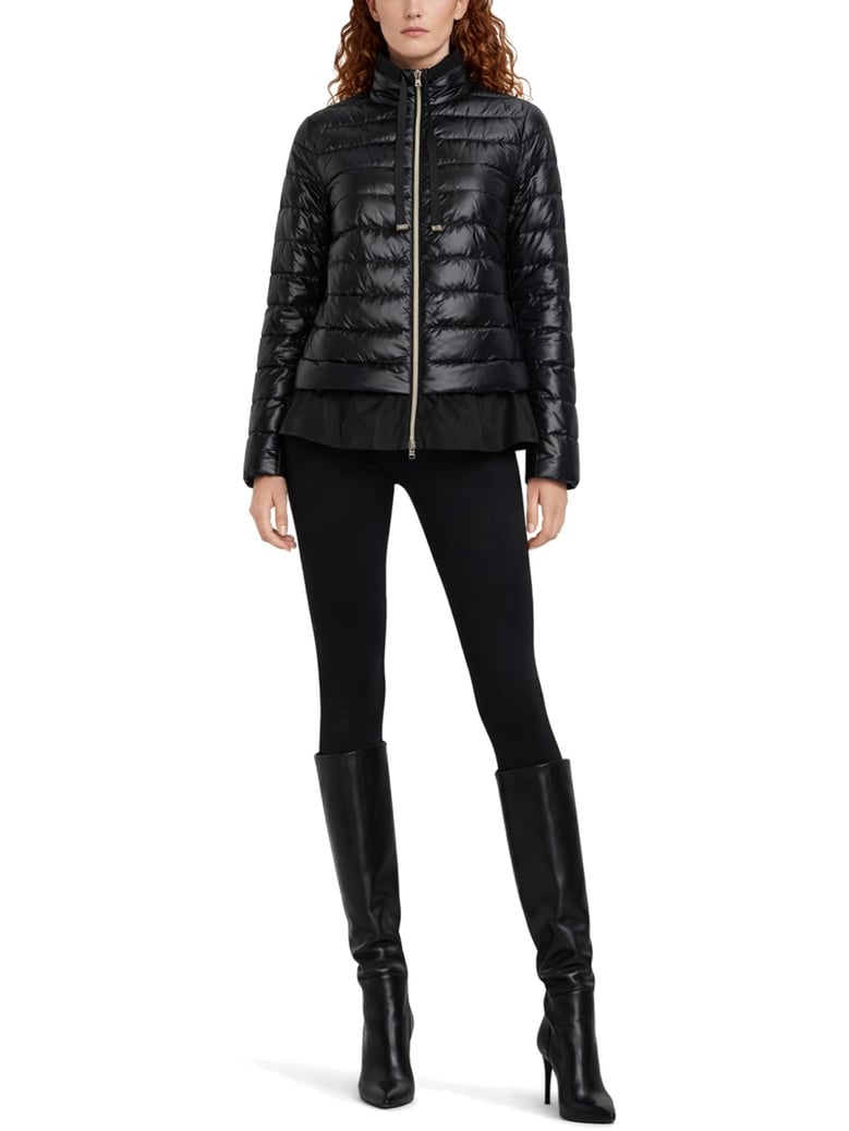 down jacket with ruffles by Selfnex