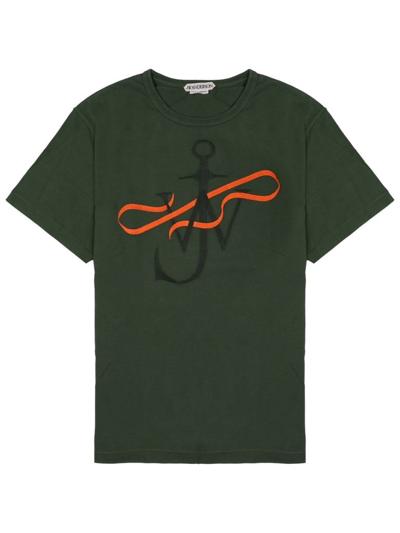 t-shirt with logo green by Selfnex