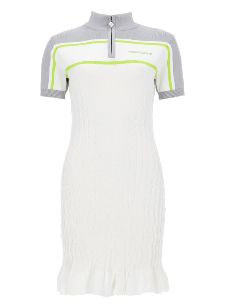 polo shirt dress tennis white by Selfnex