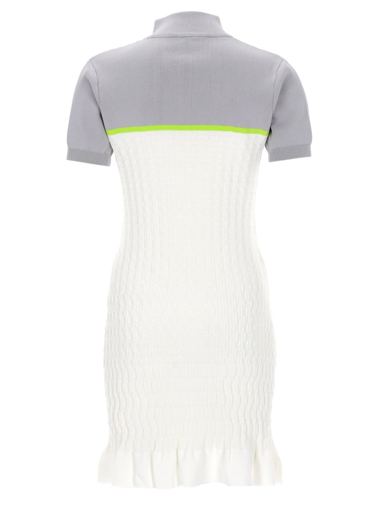 polo shirt dress tennis white by Selfnex