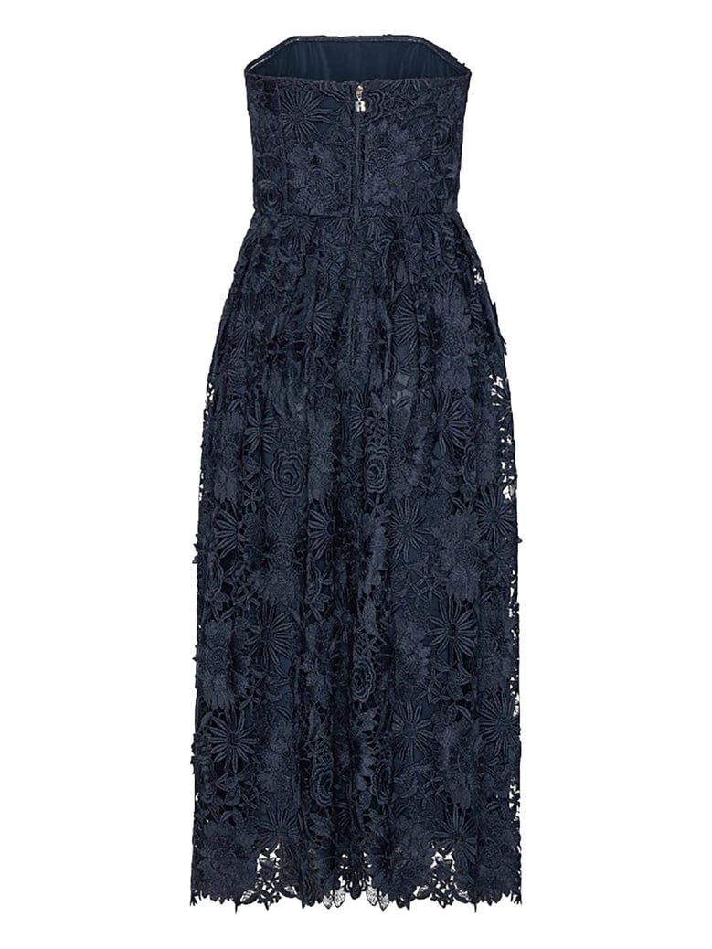 3d lace midi dress by Selfnex