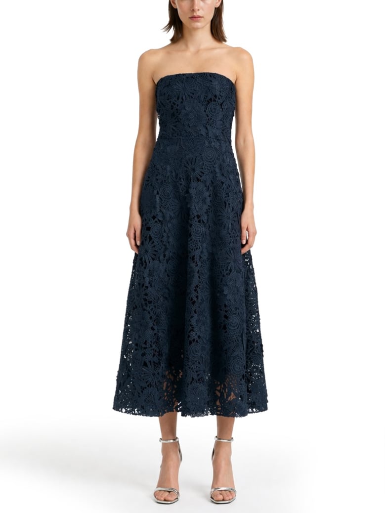 3d lace midi dress by Selfnex
