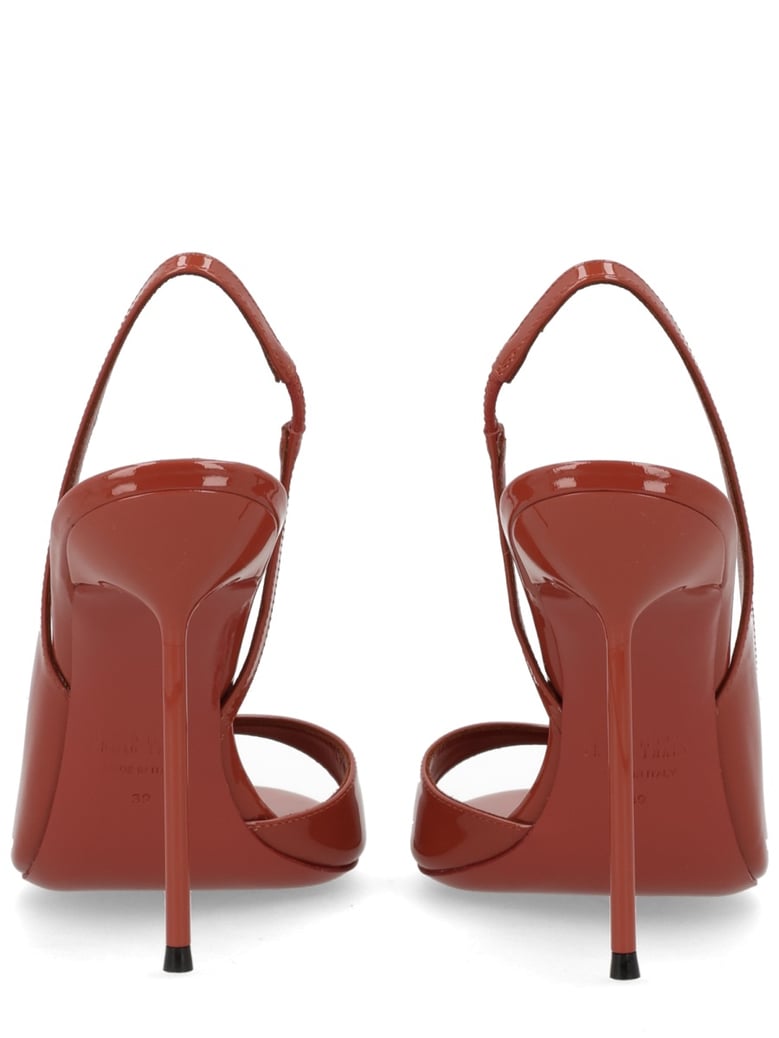 slingback lydia red leather by Selfnex