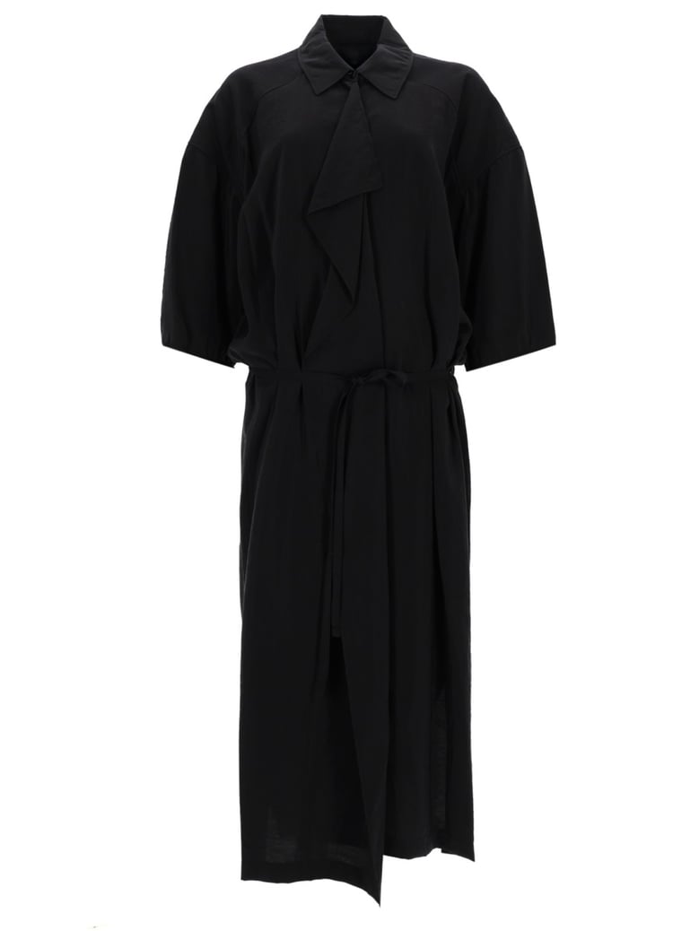 asymmetrical dress black by Selfnex