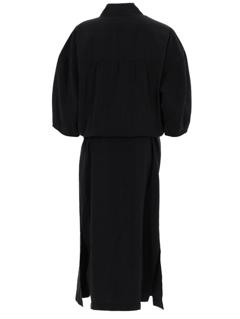 asymmetrical dress black by Selfnex