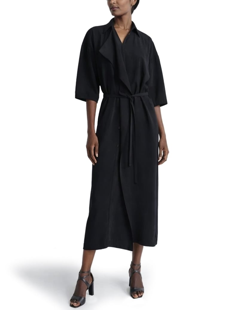 asymmetrical dress black by Selfnex