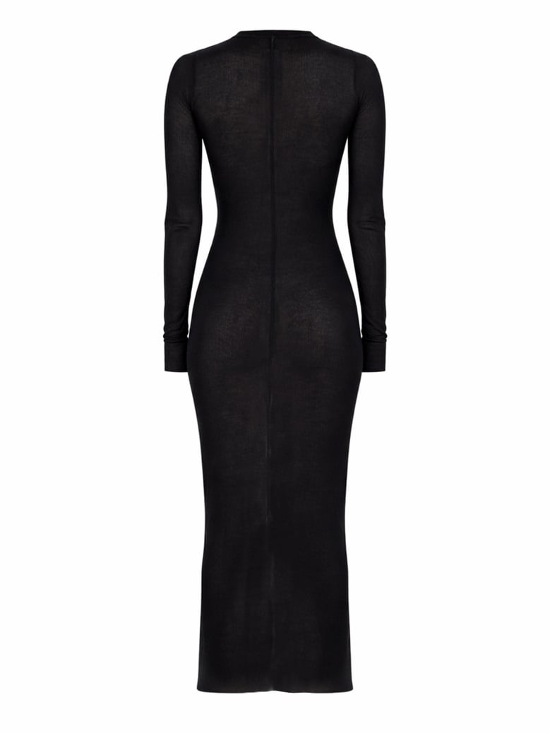 long-sleeved midi dress by Selfnex