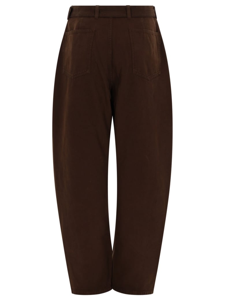 trousers twisted brown by Selfnex