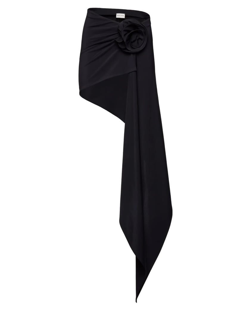asymmetric swim skirt by Selfnex