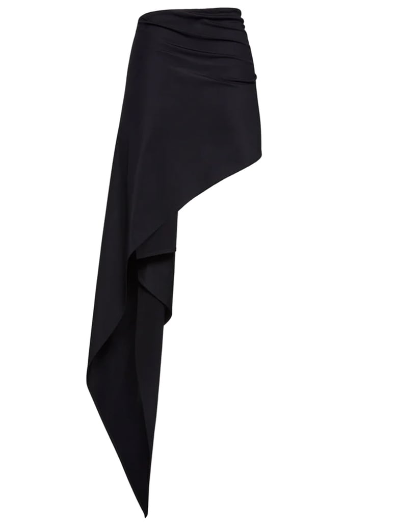 asymmetric swim skirt by Selfnex