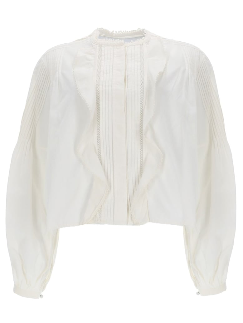 shirt cubraly white by Selfnex
