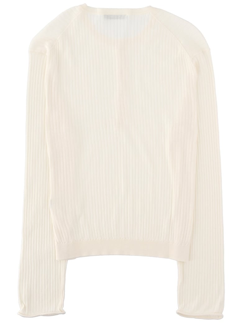 t-shirt fine henley ivory by Selfnex