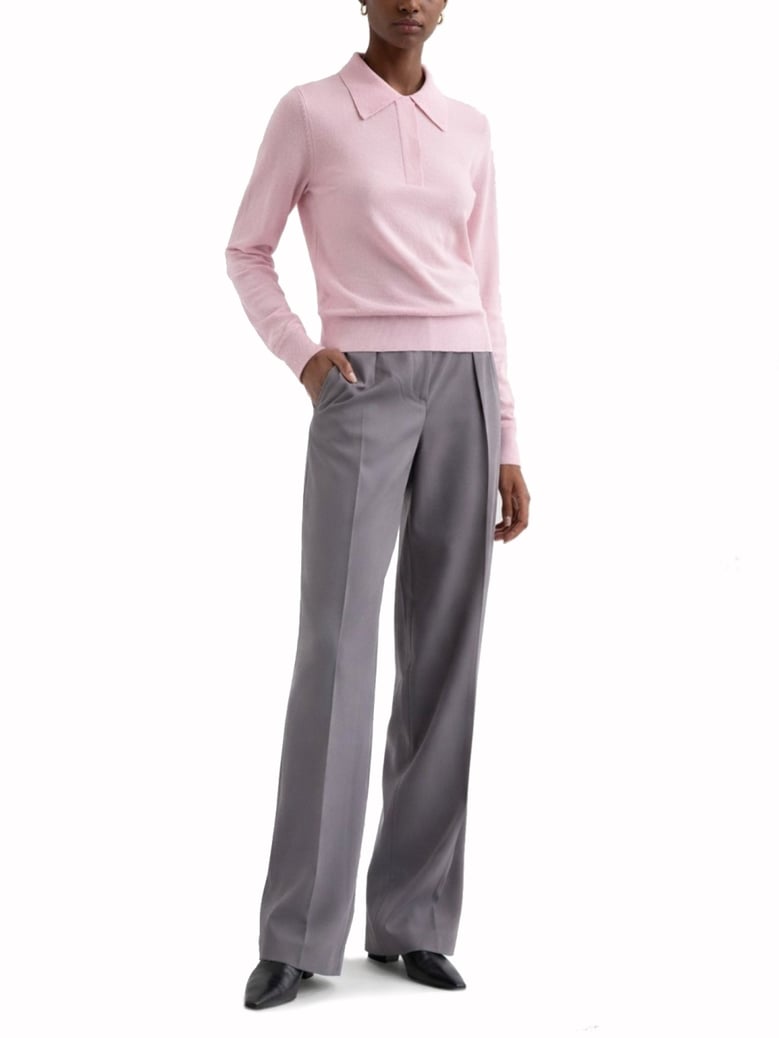 wool gabardine pants by Selfnex