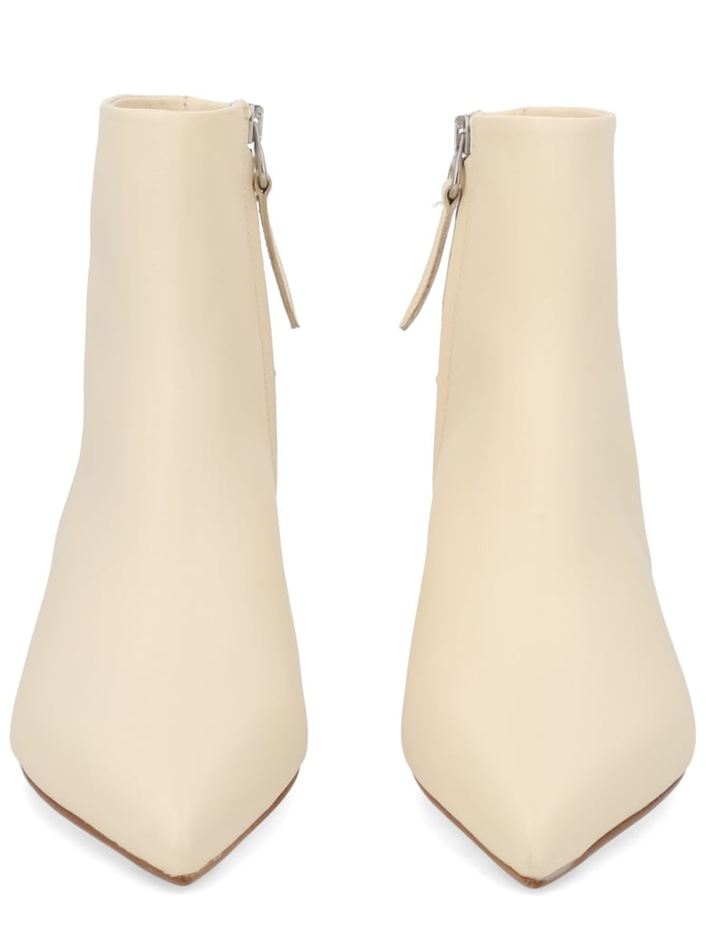 sofie boot in beige nappa leather by Selfnex