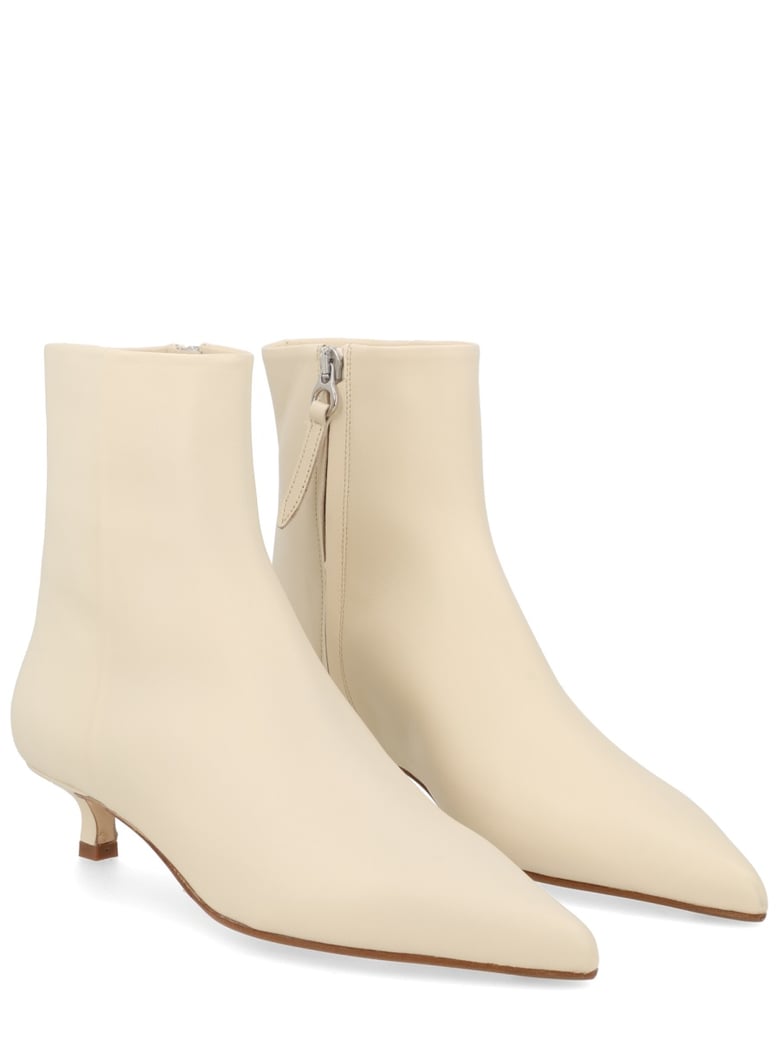 sofie boot in beige nappa leather by Selfnex