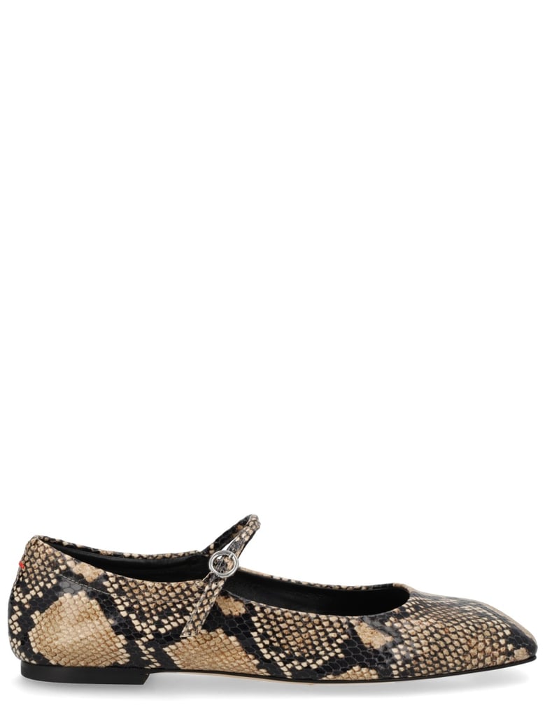 snake print mary-jane shoe by Selfnex
