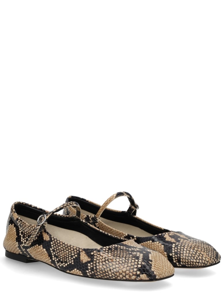 snake print mary-jane shoe by Selfnex