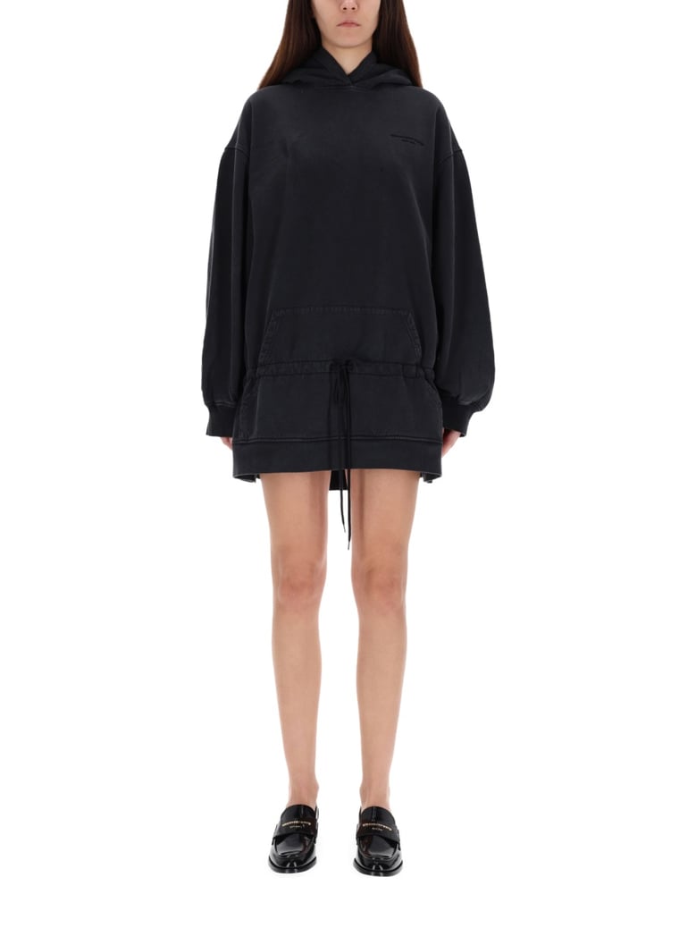 mini dress with hood by Selfnex