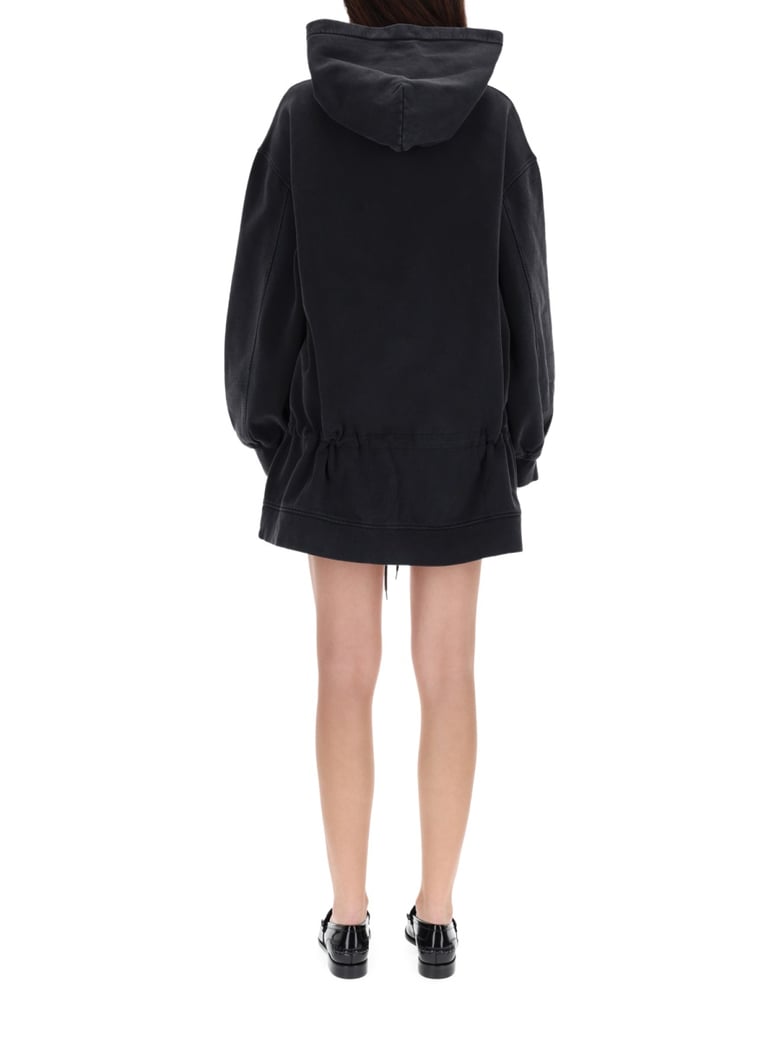 mini dress with hood by Selfnex