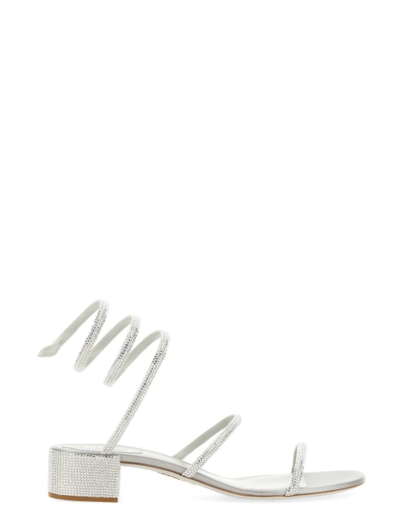 cleo sandal in silver by Selfnex