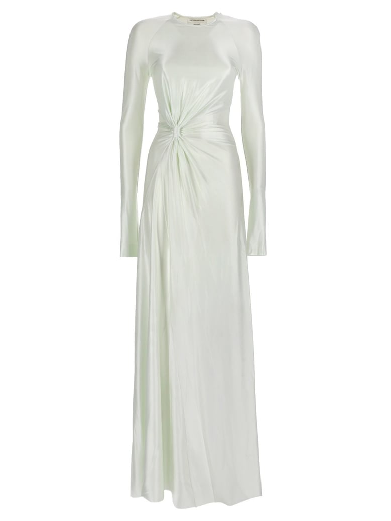 twist waist long dress by Selfnex