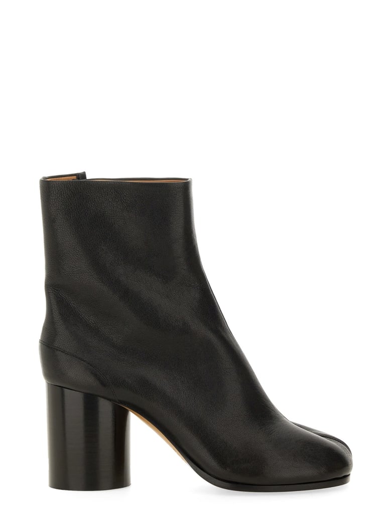boots tabi black leather by Selfnex