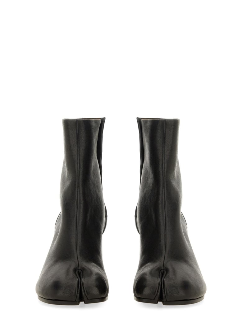 boots tabi black leather by Selfnex