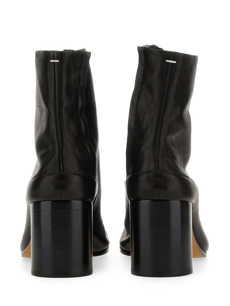 boots tabi black leather by Selfnex