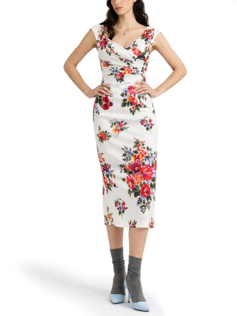 dress satin multicolour by Selfnex