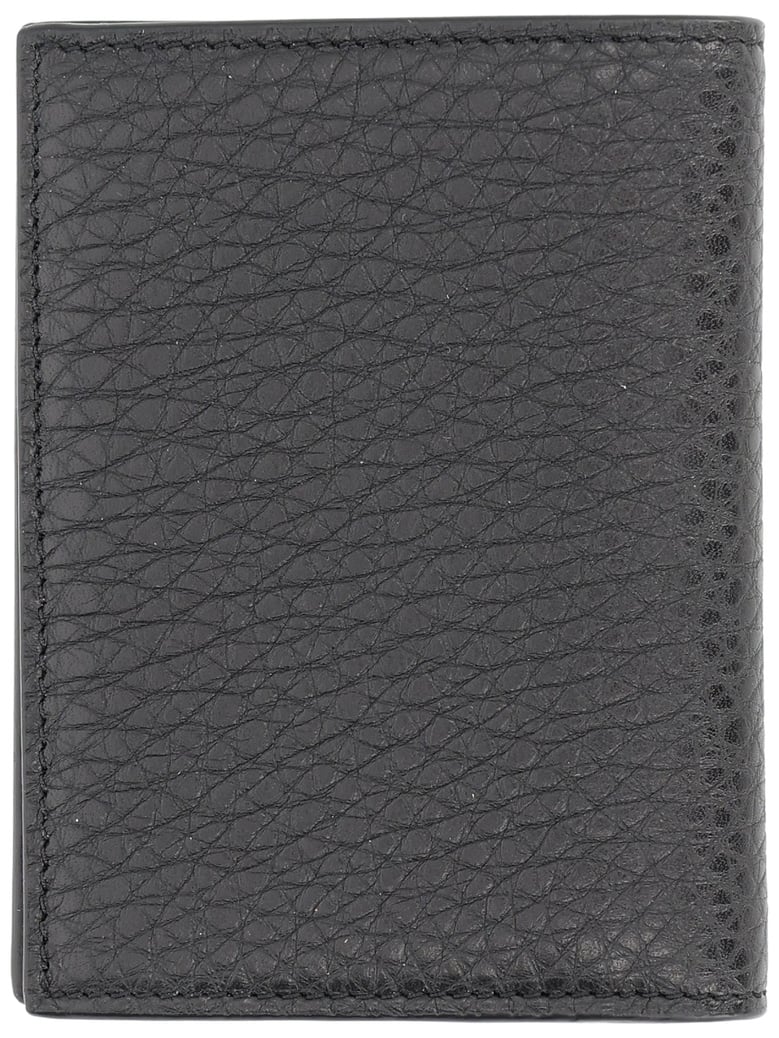 grain leather card holder by Selfnex