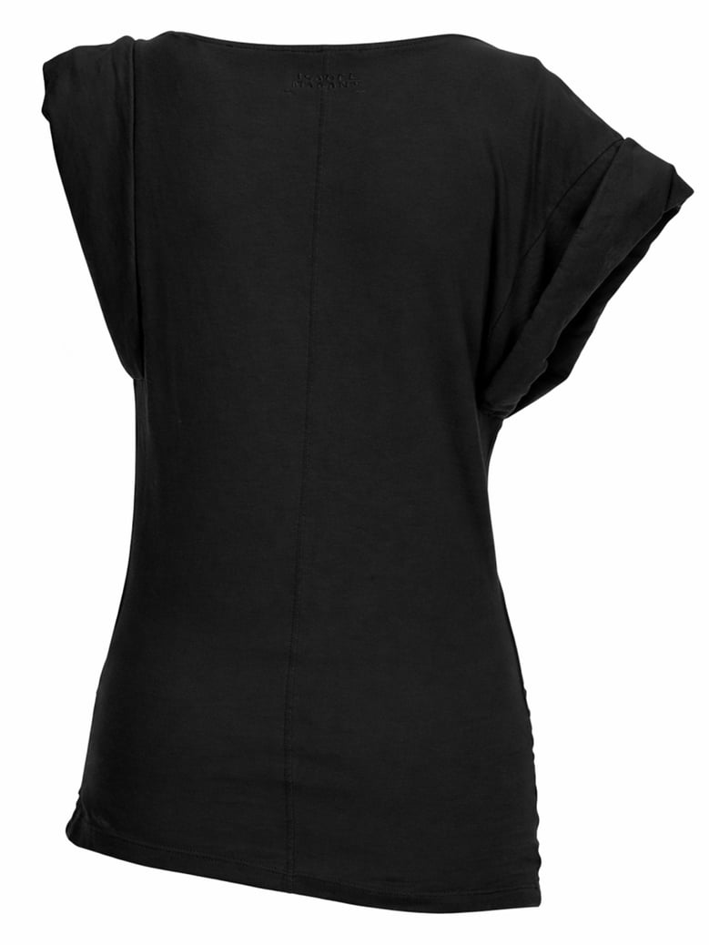 fitted cotton t-shirt in black by Selfnex