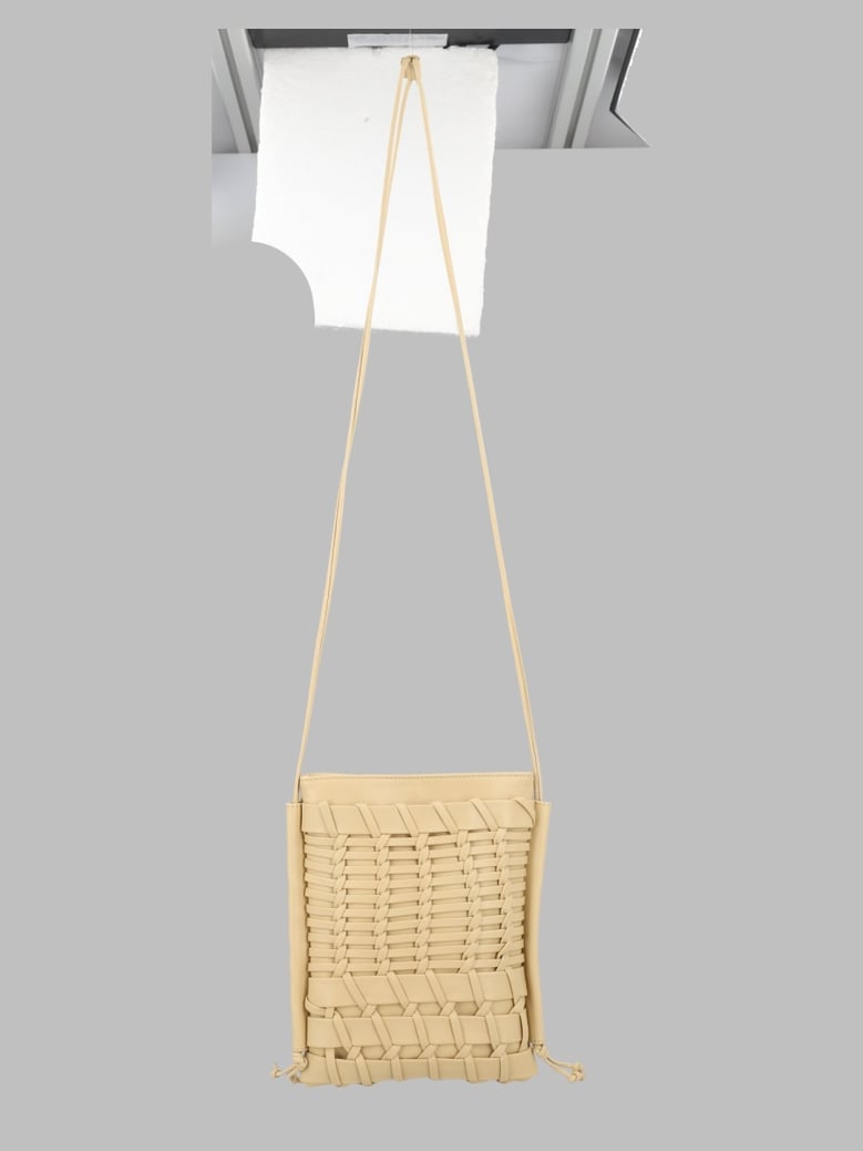 shoulder bag trena ivory calf leather by Selfnex