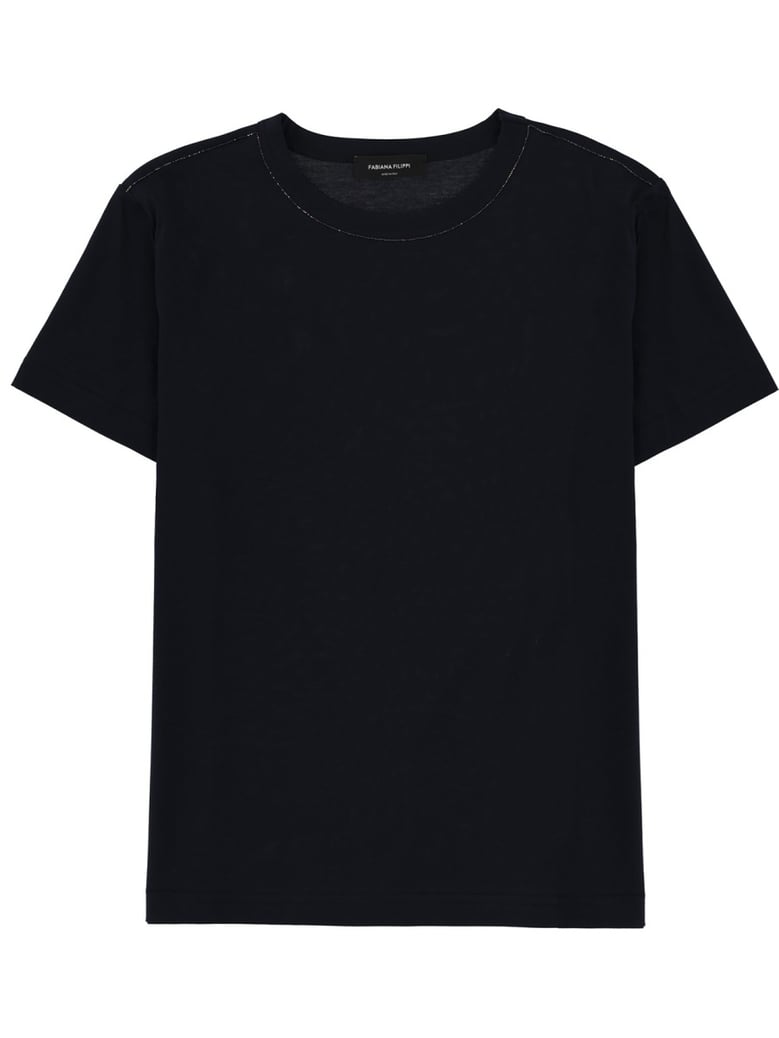 cotton t-shirt in blue by Selfnex