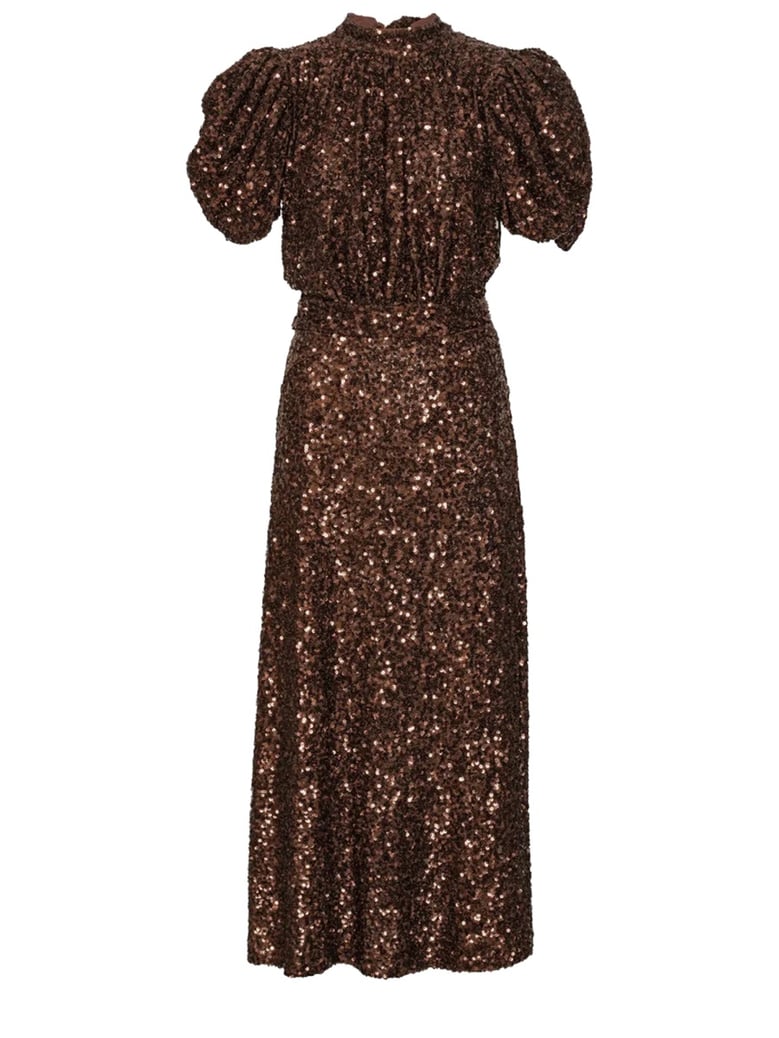 midi dress with sequins by Selfnex
