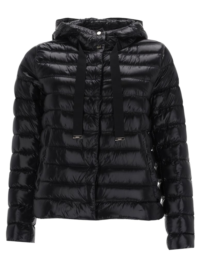 down jacket with hood by Selfnex