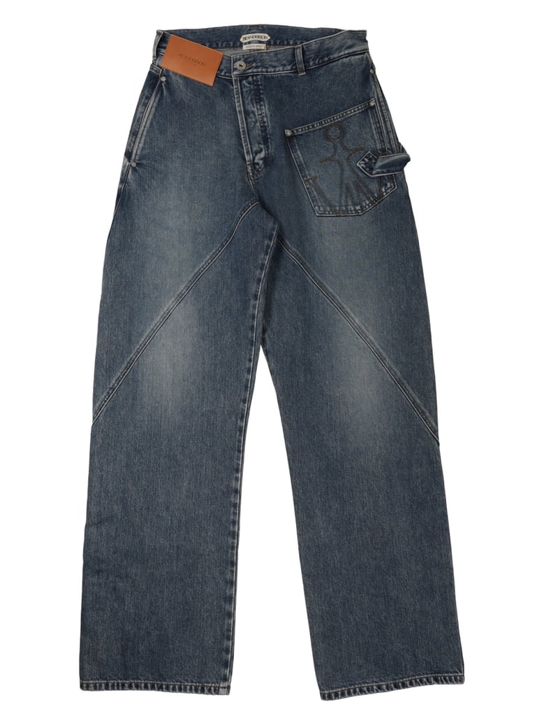 jeans twisted workwear blue by Selfnex
