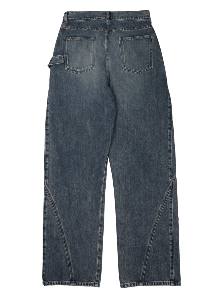 jeans twisted workwear blue by Selfnex