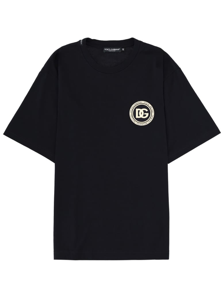 logo t-shirt in blue by Selfnex