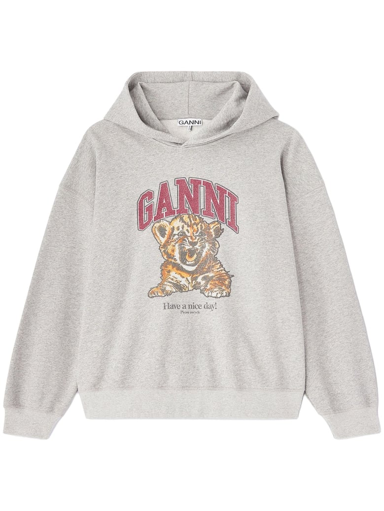 logo sweatshirt in grey by Selfnex